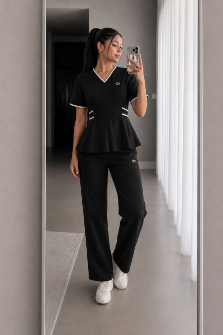 طقم LACOSTE مع ربطة